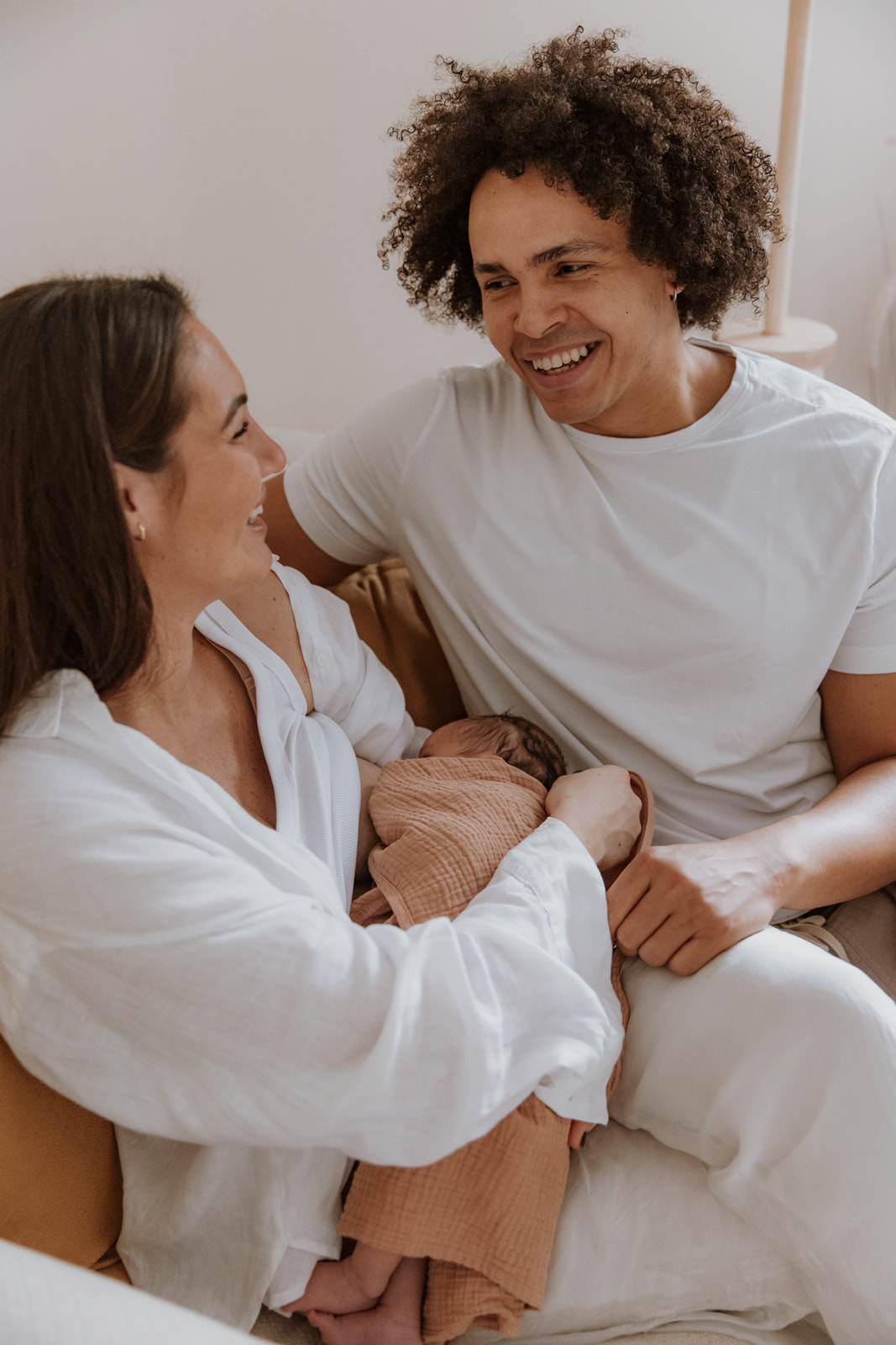 Moment de complicité en famille